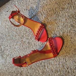 Sexy Red Sandal Catherine Maladrino